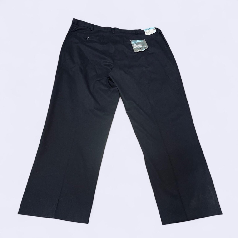 Savane Men's Black Performance Chino Pants 48x34 - Picture 3 of 5